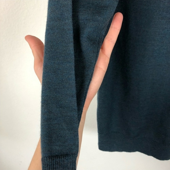 J. Crew teal sweater - Picture 8 of 10